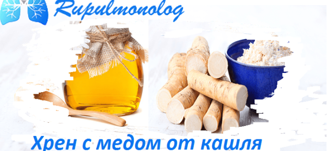 Хрен с медом от кашля